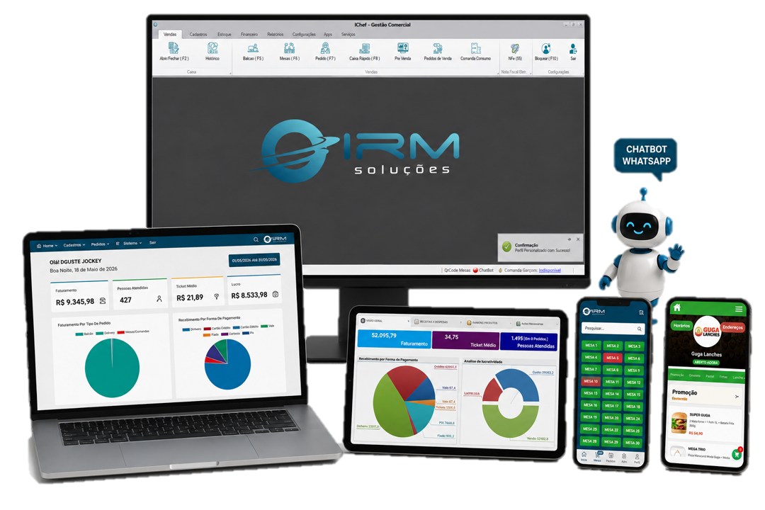 Dashboard ICheff Imponente